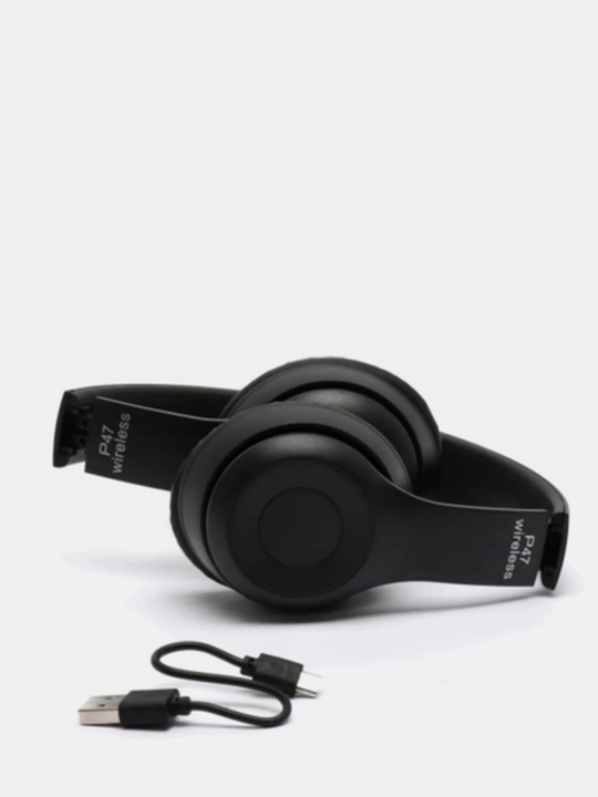 P47 Wireless Bluetooth Quloqchin – Stereo Ovoz, Mikrofon, TF Karta va AUX Ulanish