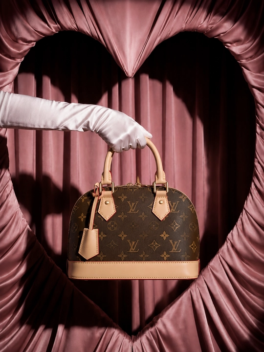 Louis Vuitton uslubidagi ayollar uchun Alma BB monogram qo‘l va yelka sumkasi