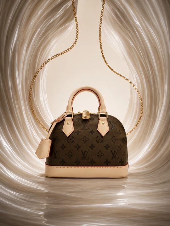 Louis Vuitton uslubidagi ayollar uchun Alma BB monogram qo‘l va yelka sumkasi