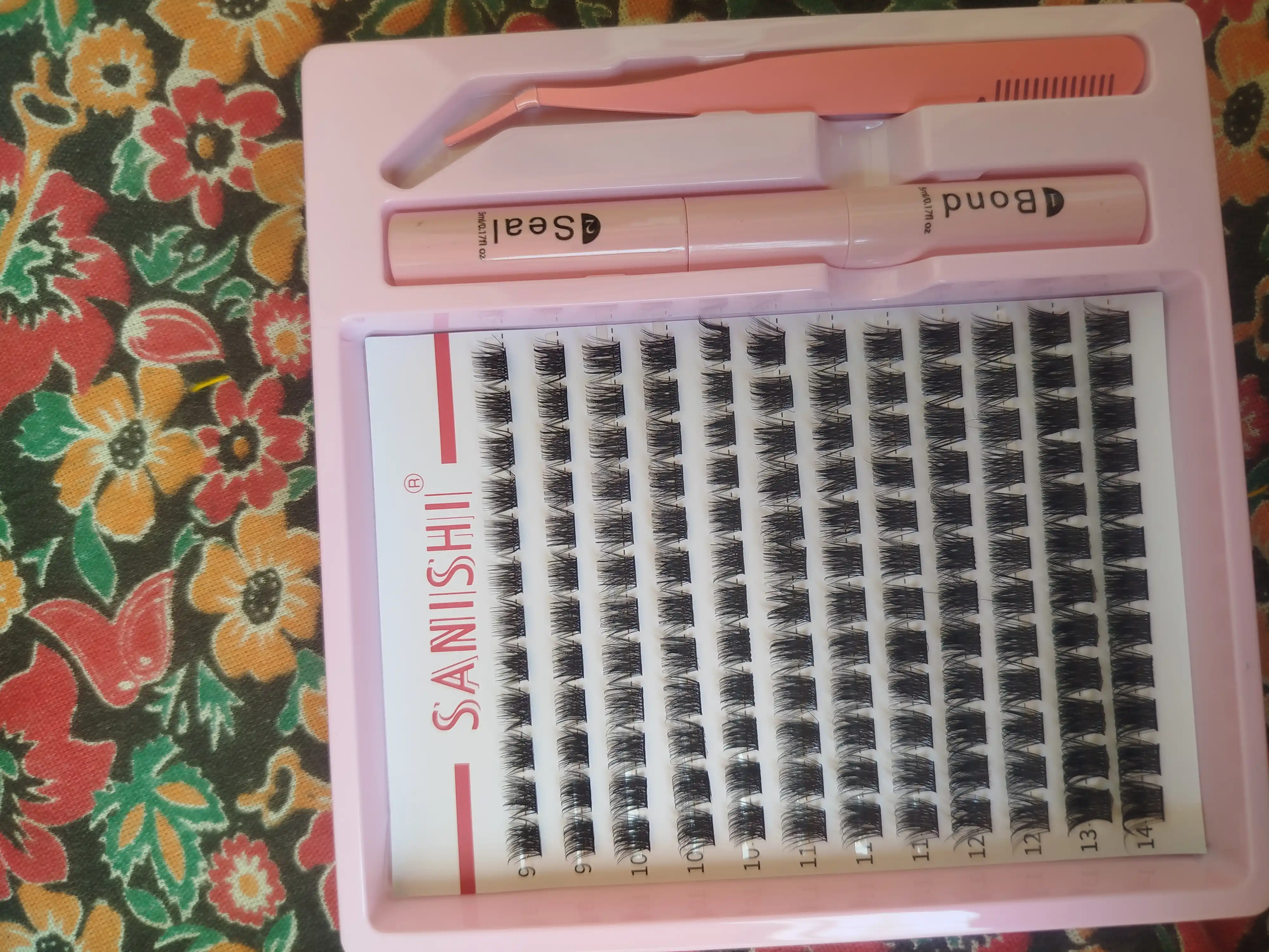 Donalik ulama kipriklar nabori pinset va yelim bilan, 144 dona KIPRIKLAR, KIPRIK,