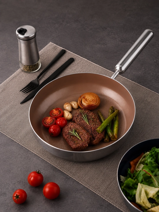 NEOFLAM EDGE WOK Tova, 28 sm, zanglamaydigan po‘latdan, induksion, ko‘k, keramik