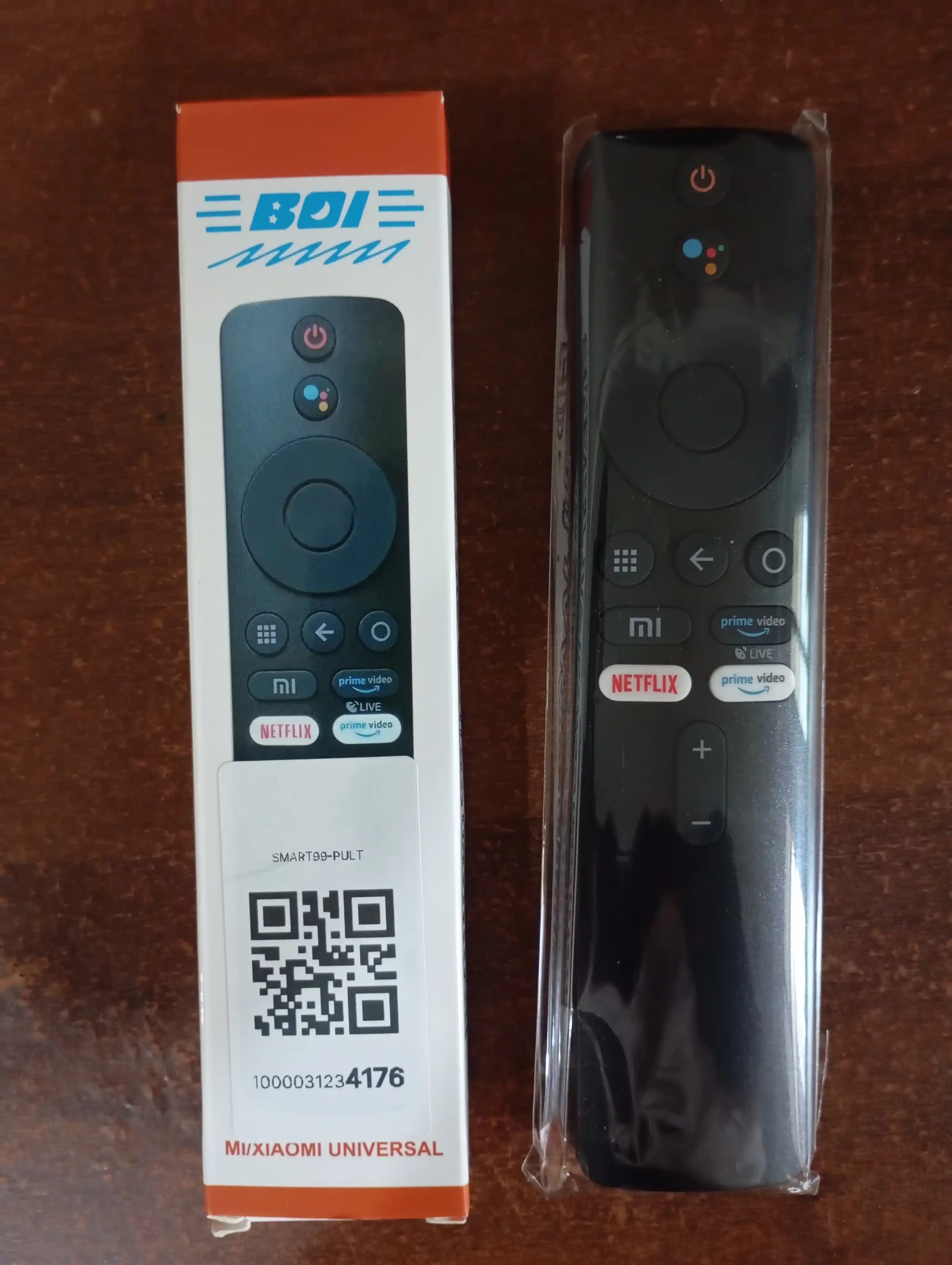 MI pult universal, pristavkalar, TV, Stick, Box uchun, ovozli buyruq bilan