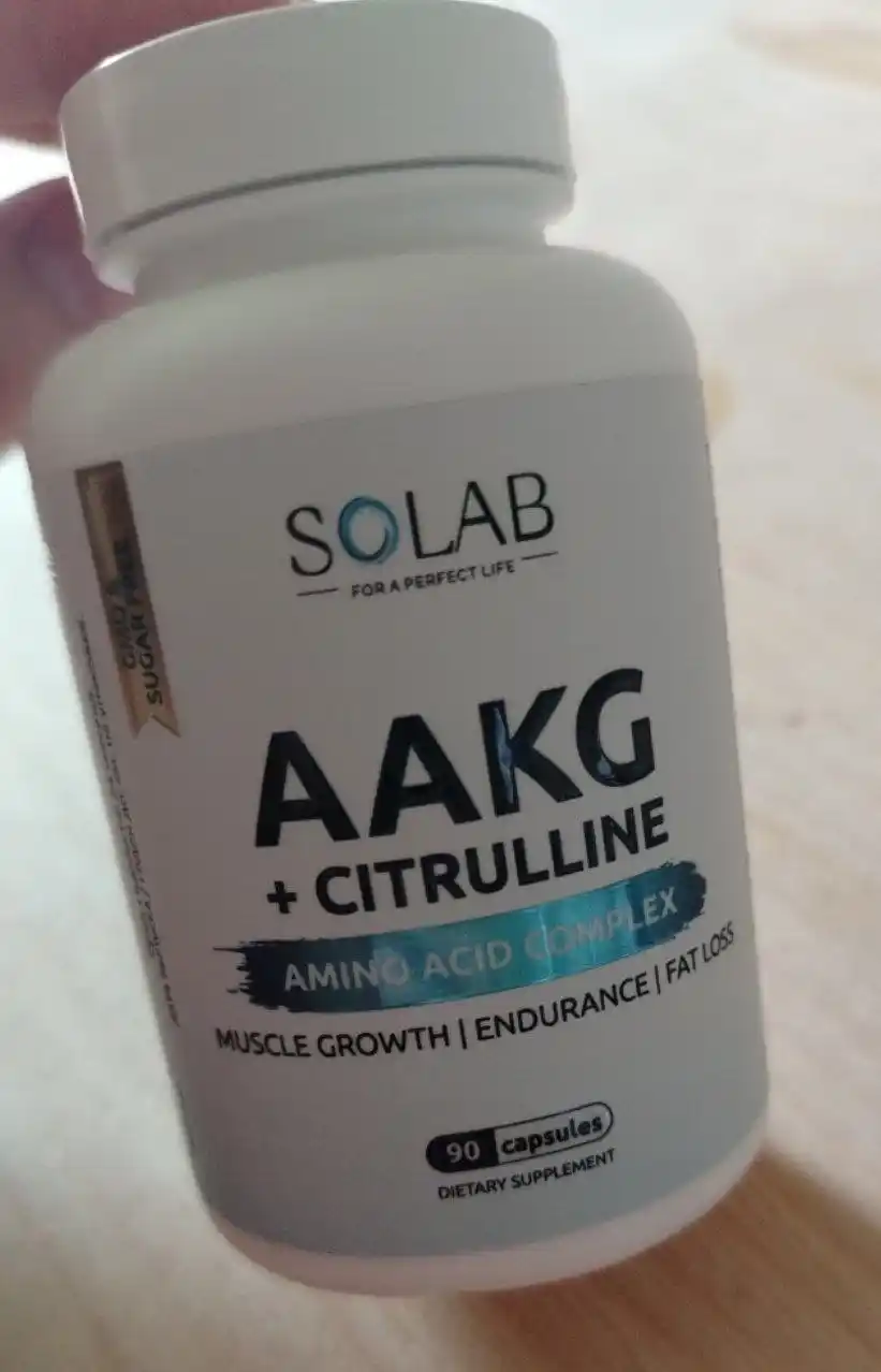 AAKG, SOLAB, Аргинин + Цитруллин в капсулах, 90 капсул