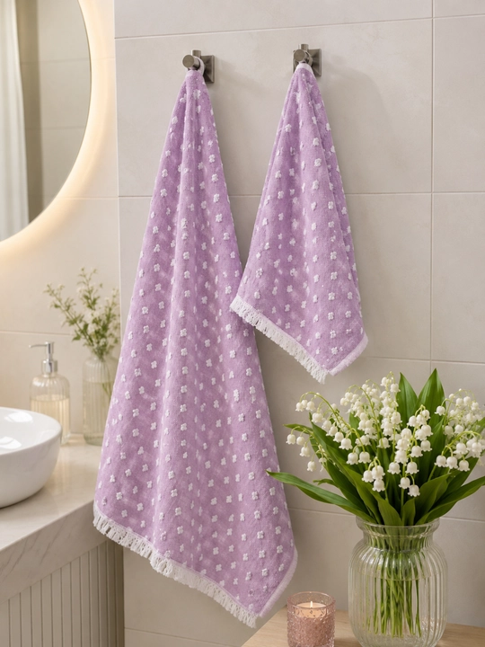 6 dona paxtali sochiqlar to'plami 70x140 va 50x90 yumshoq hammom sochiq