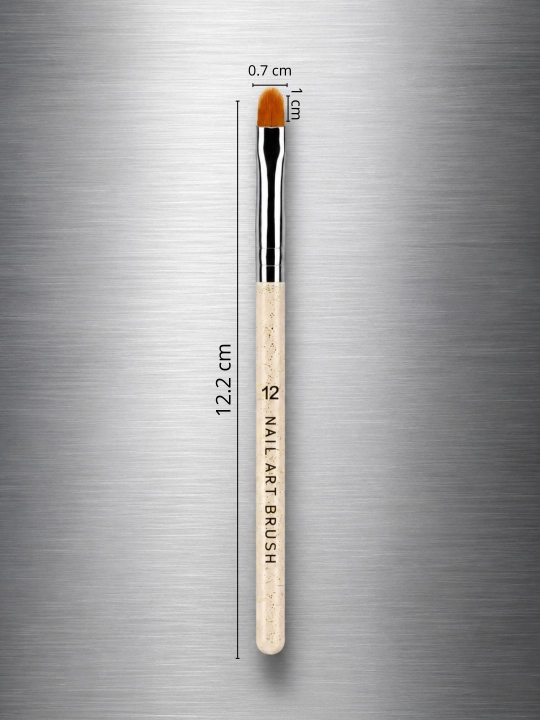 Professional gel va tirnoqni narash uchun cho‘tka Modeling Brush — 7х10 mm, №12