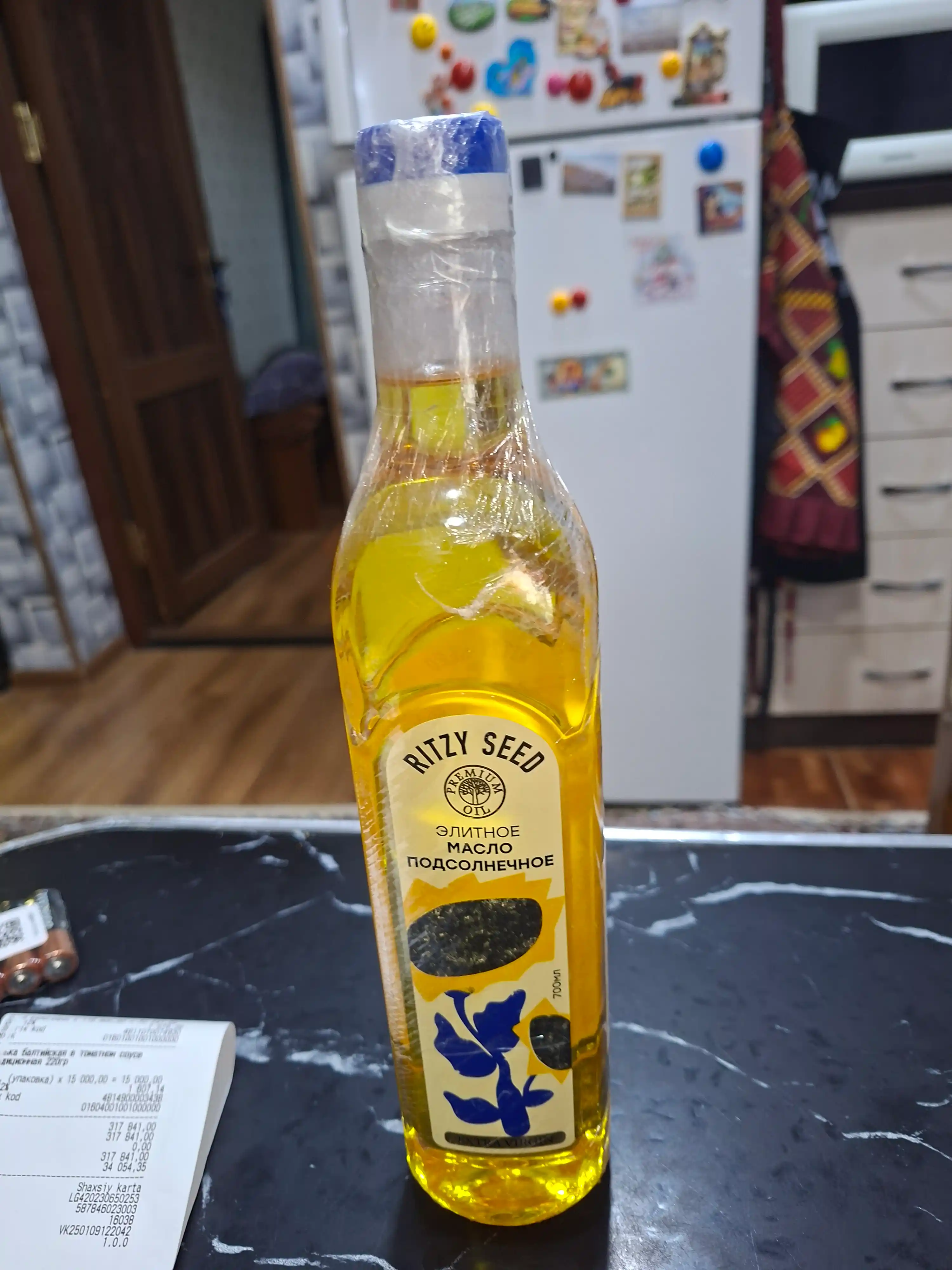 Kungaboqar yog‘i RITZY SEED sovuq siqilgan 1-press, rafinatsiyasiz, 0.7 l PET