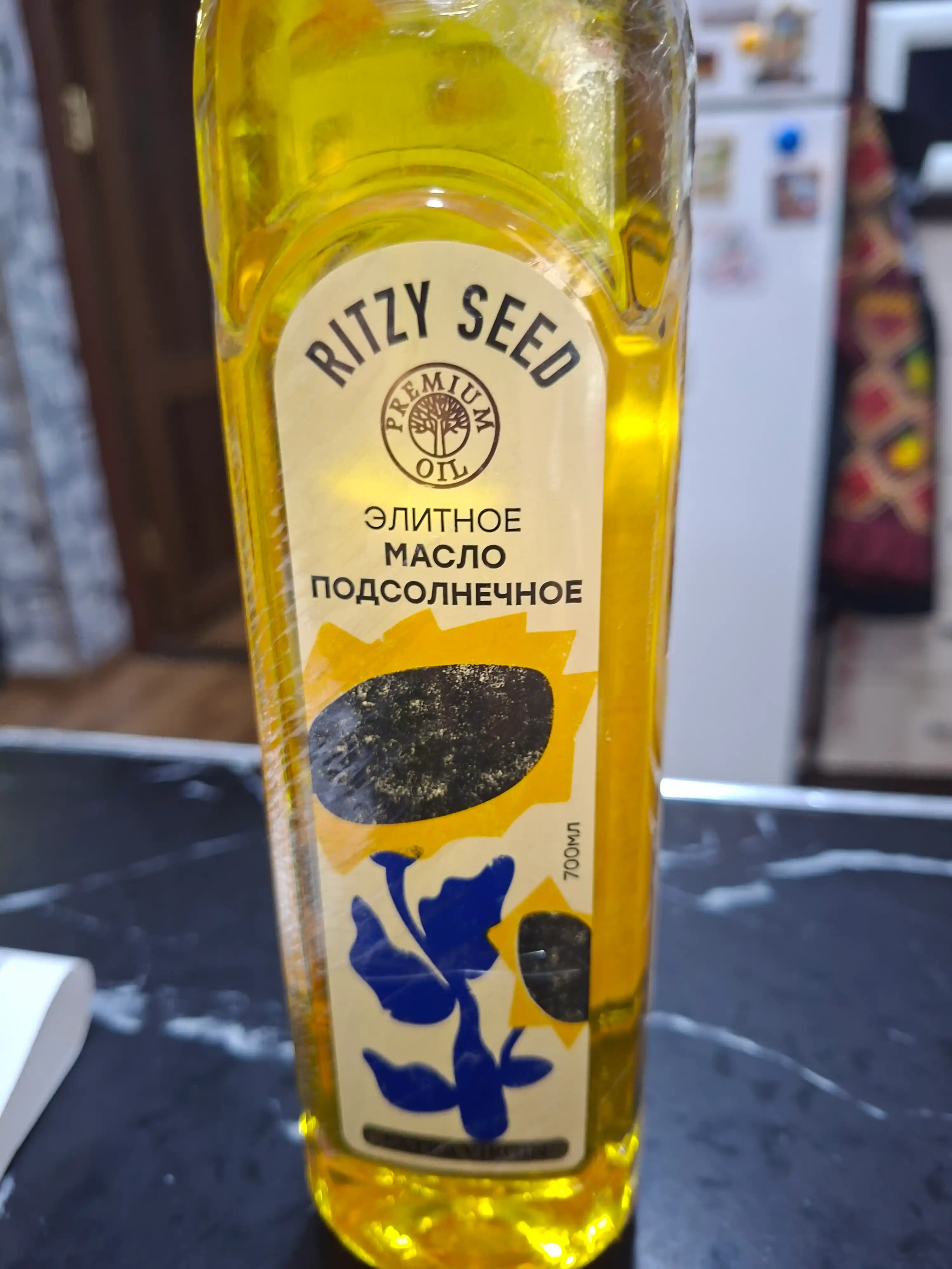 Kungaboqar yog‘i RITZY SEED sovuq siqilgan 1-press, rafinatsiyasiz, 0.7 l PET