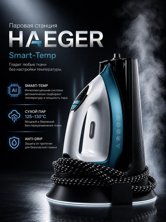Умная паровая станция Haeger HG1247 - 
