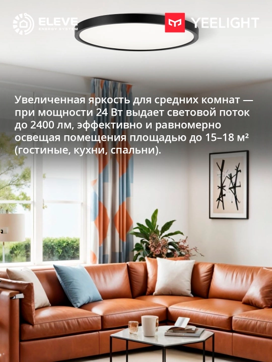 Умный потолочный светильник Yeelight Meteor C400 24W