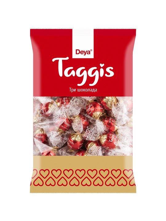 Конфеты-драже TAGGIS «Три шоколада», упаковка 500 г