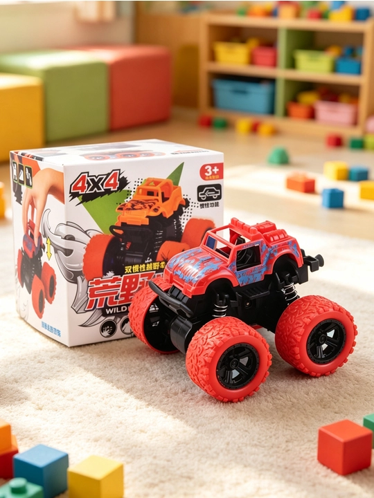 Bolalar uchun katta g'ildirakli inertial off-road mashinasi