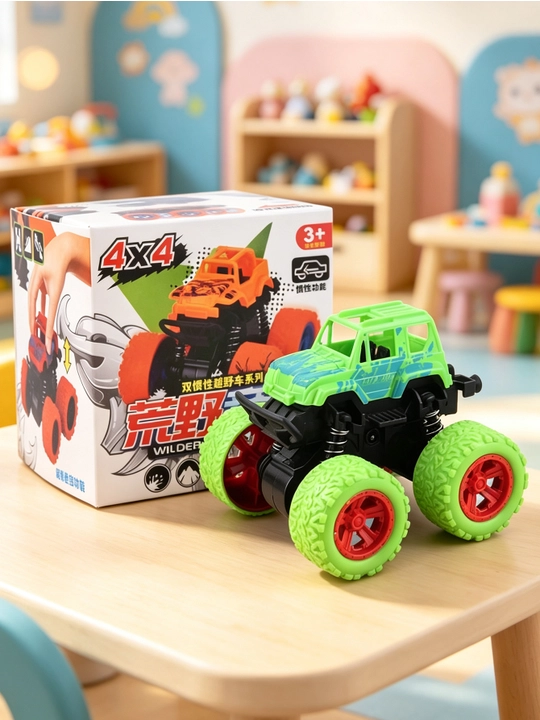 Bolalar uchun katta g'ildirakli inertial off-road mashinasi