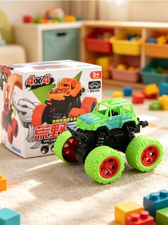Bolalar uchun katta g'ildirakli inertial off-road mashinasi