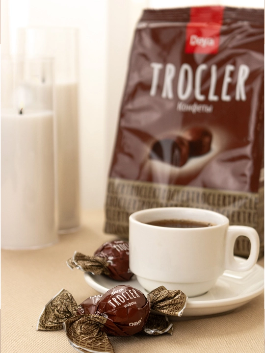 Klassik TROCLER shokolad bilan qoplangan konfetlari, 200 g pachka [IR-K-028]