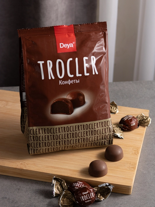 Klassik TROCLER shokolad bilan qoplangan konfetlari, 200 g pachka [IR-K-028]