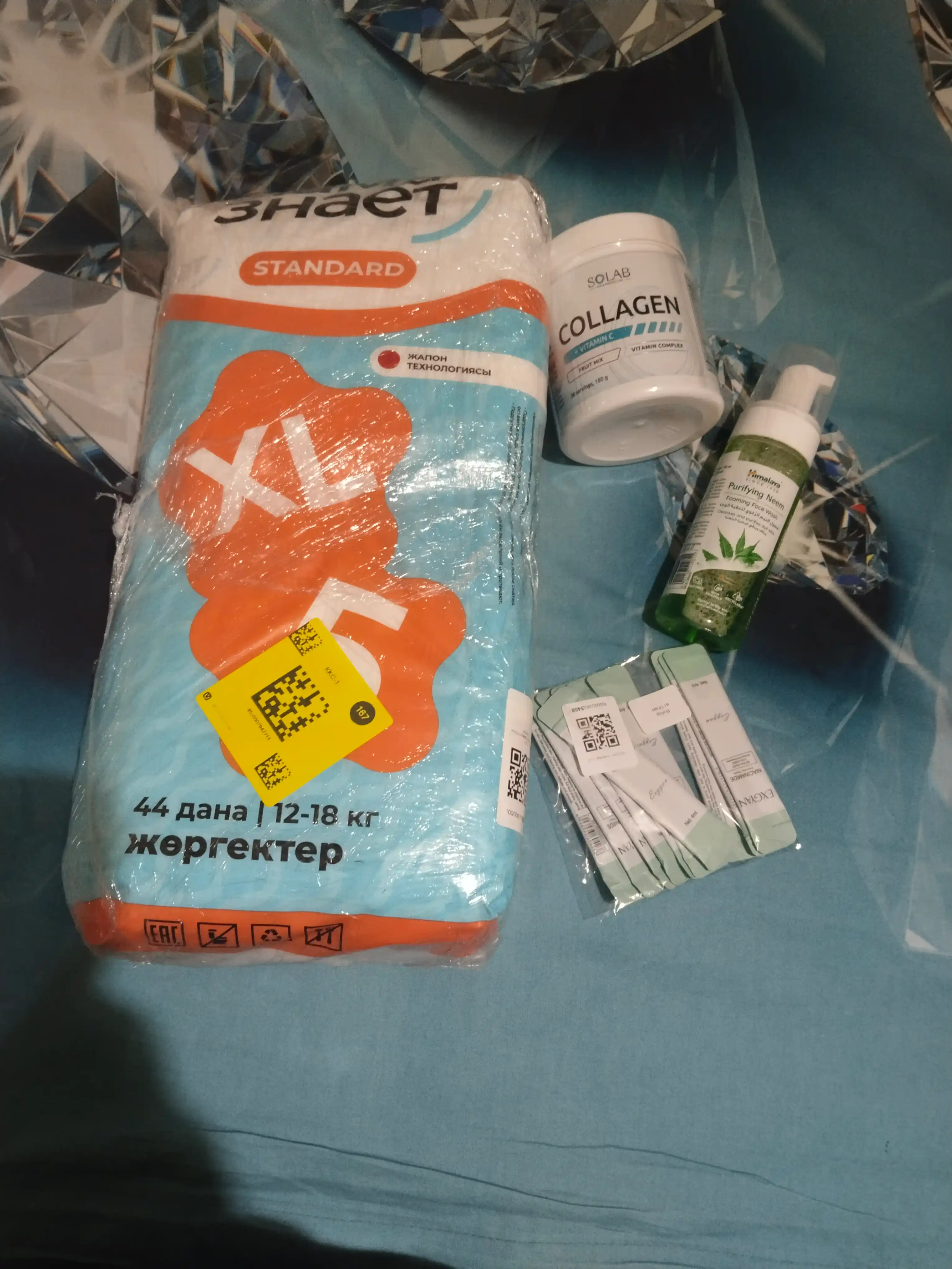 Kollagen + C vitamini, SOLAB, Mevali miks ta’mi, 180 g, 30 porsiya