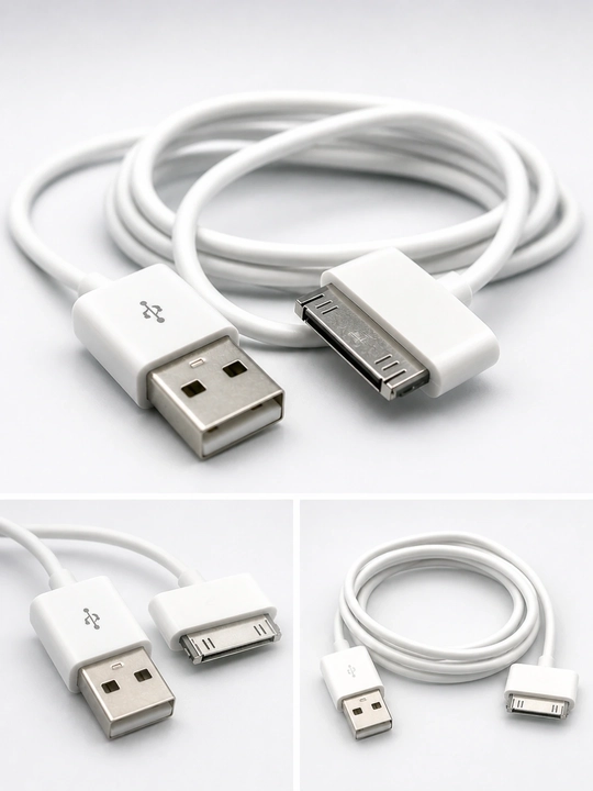 IPhone 4 uchun zaryadlash kabeli USB tez zaryad va ma’lumot uzatish