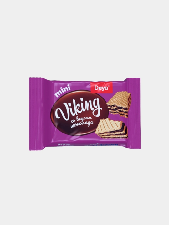 Shokolad ta'mli VIKING vaflilari, 400 g pachka [IR-V-004] - 