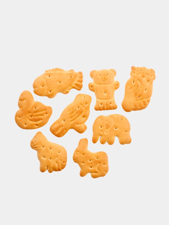 Bolalar uchun «Zoo» zatyajnoy pechenyesi hayvonlar shaklida, 250 g pachka [IR-P-040]