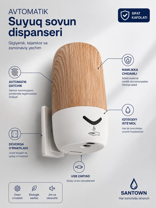 Avtomatik suyuq sovun dispanseri