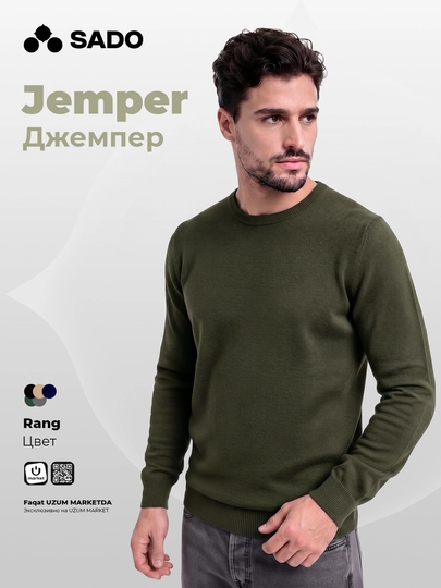 Erkaklar uchun klassik jemper SADO, jemperlar erkaklar, jemfer - 