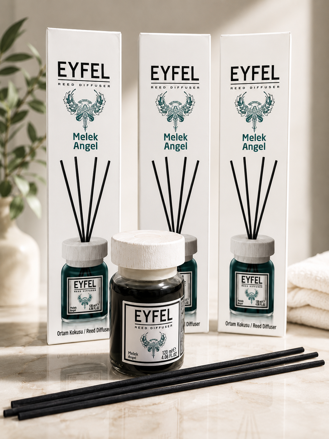 EYFEL Melek Angel tayoqchali xushbo‘y diffuzori, 120 ml - 