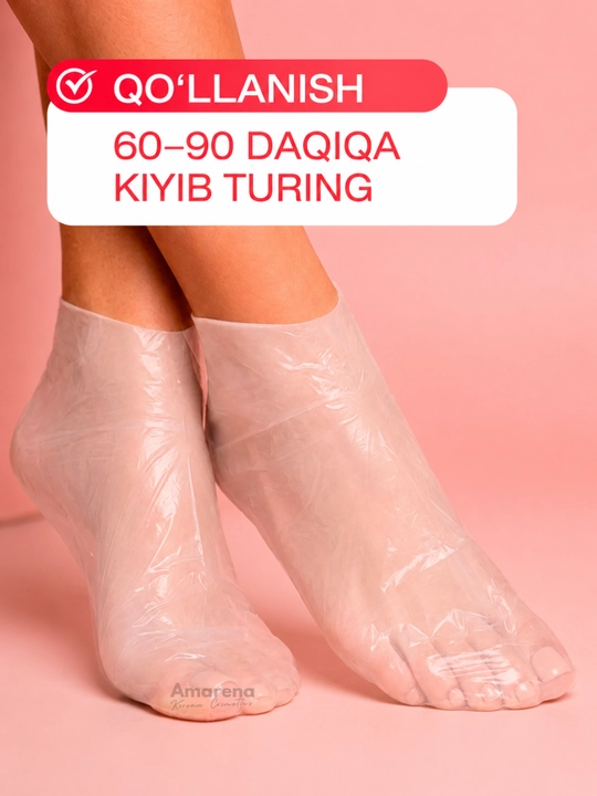 Pedikyurli piling paypoqcha oyoqlar uchun Institute Estelare, oyoq uchun maska