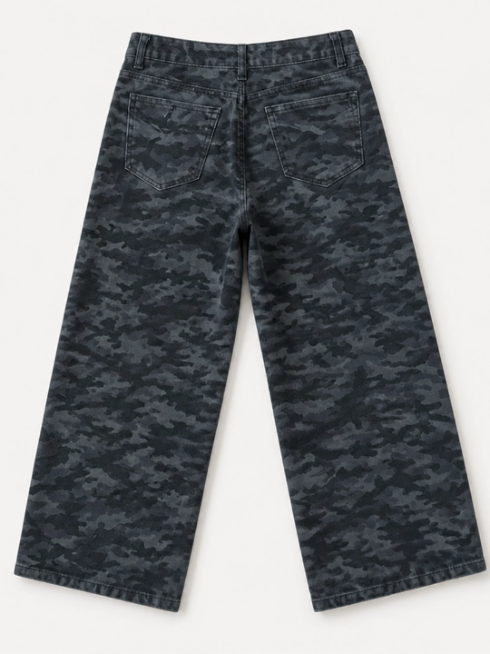 Ayollar uchun keng va to‘g‘ri bichimdagi truba jinsi shimlar, O‘lchamlari: S, M, L, XL