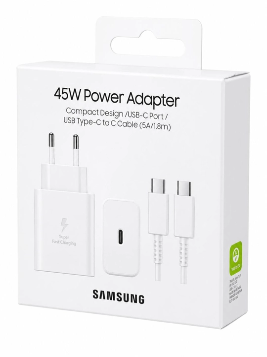 Samsung 45W zaryadlovchi adapter Type-C kabel 1.8m | zaryadlovchi Samsung 45W Type-C 5A - 