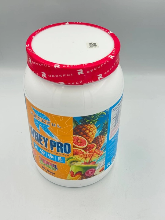 Reckful Whey Pro + Polydextrose 900g 30 порций вкус Тропический микс