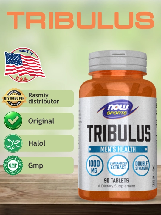 Таблетки для укрепления организма NOW Foods, Sports, Tribulus, якорцы, 1000 мг, Халяль - 