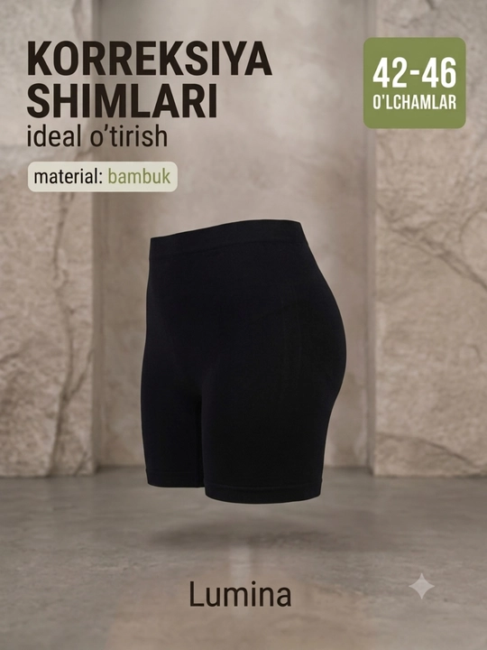 Lumina Bambuk Korreksiyolovchi Ayollar Shortiki