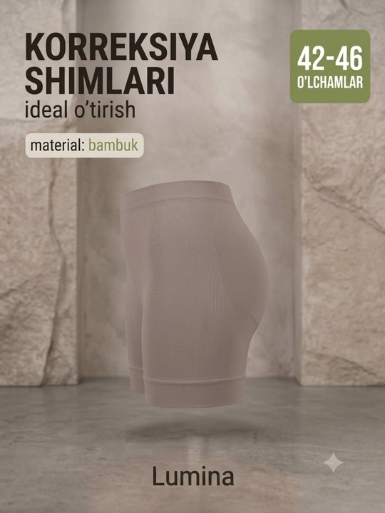 Lumina Bambuk Korreksiyolovchi Ayollar Shortiki