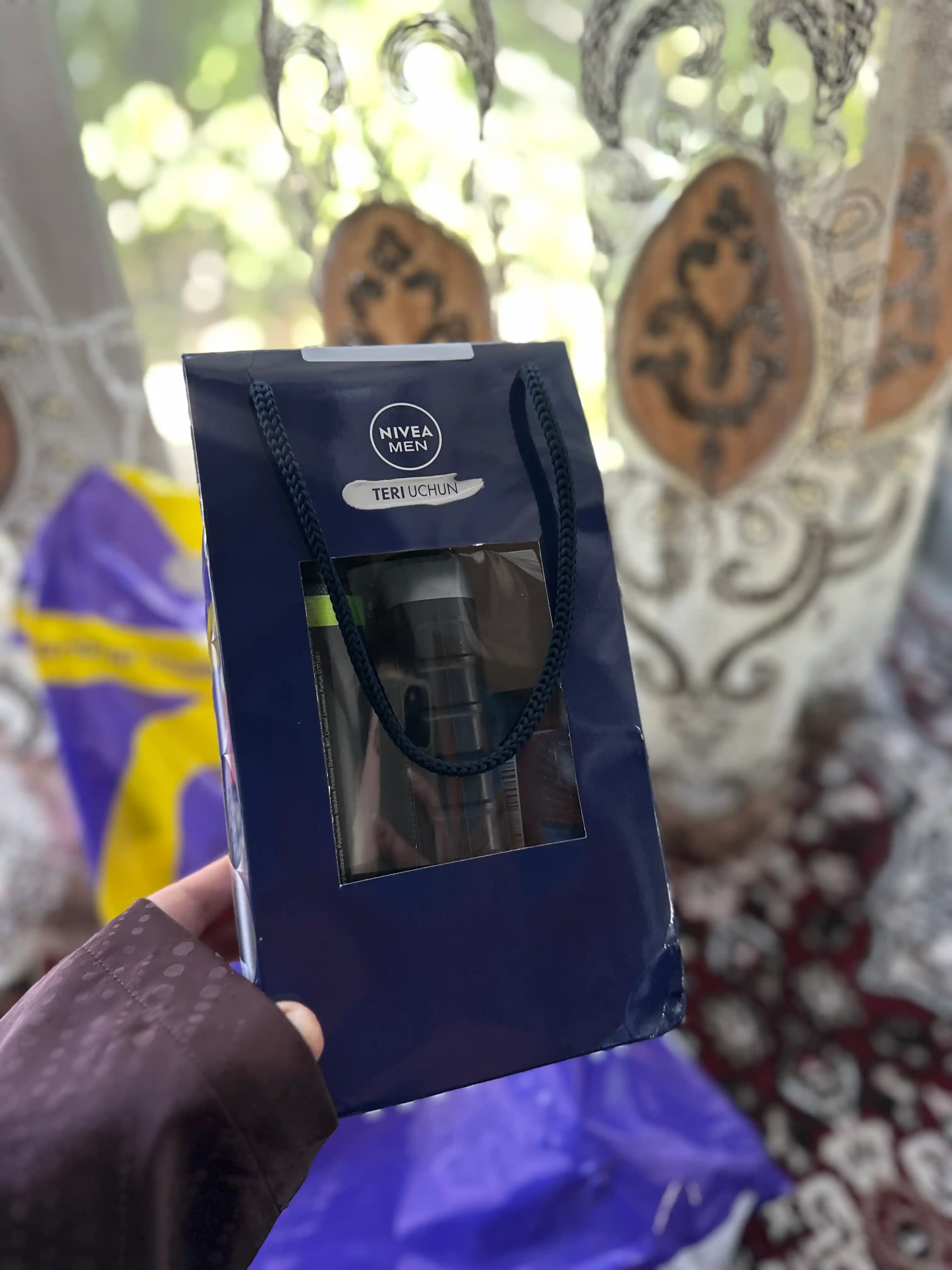 Набор мужской NIVEA — гель для бритья + гель для умывания + гель для душа «Сила угля»