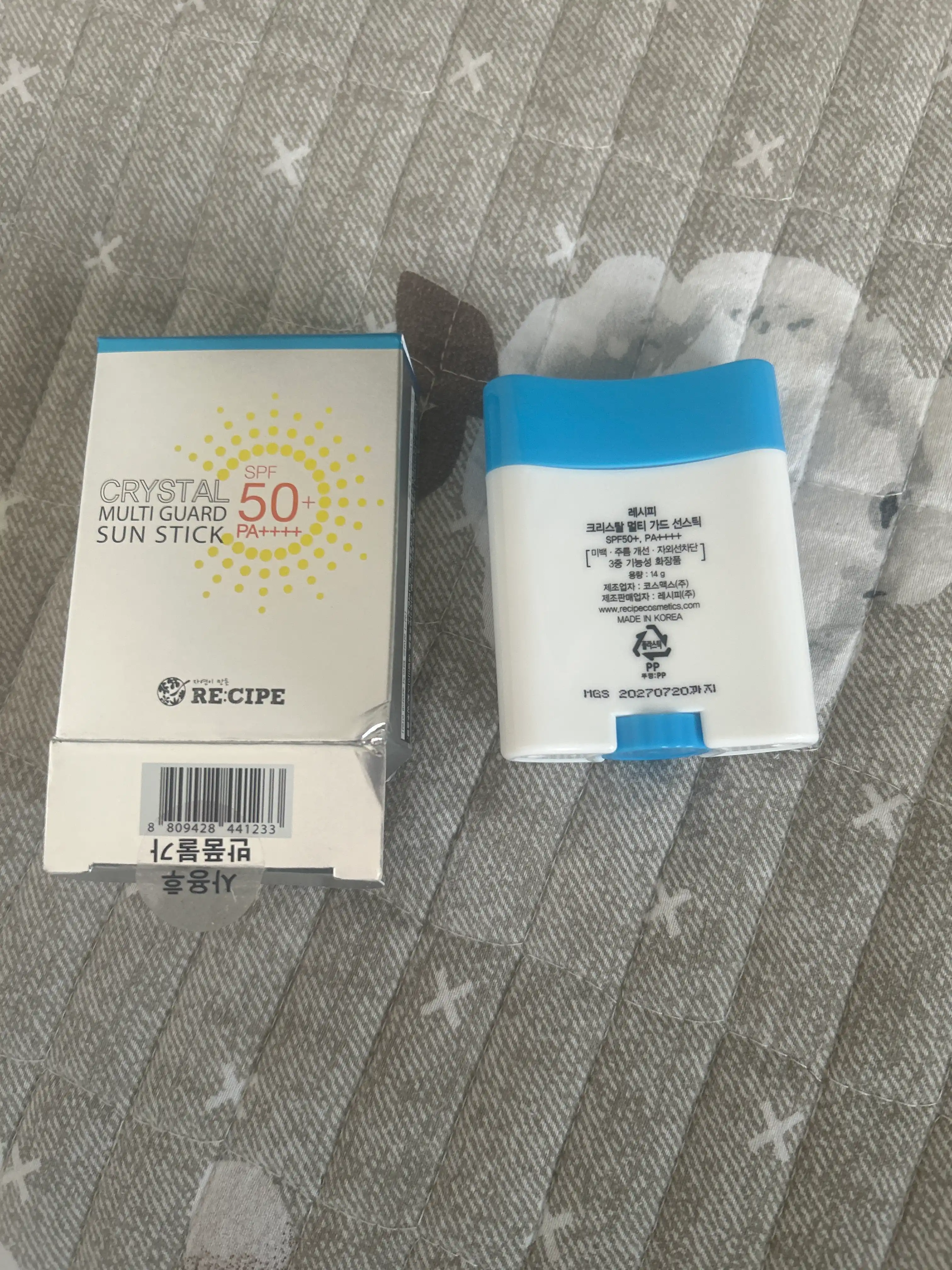 ECIPE Crystal MultiGuard yuz va tana uchun quyoshdan himoya qiluvchi stik SPF 50+, 14 g