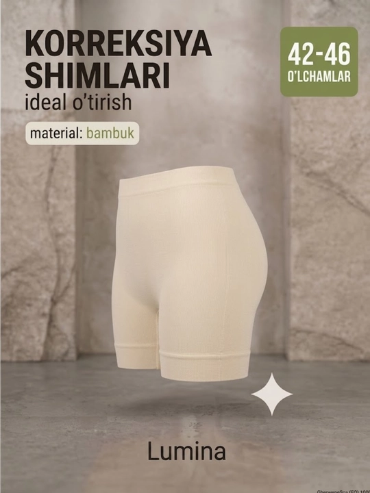 Lumina Bambuk Korreksiyolovchi Ayollar Shortiki