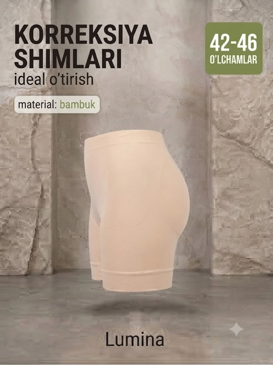 Lumina Bambuk Korreksiyolovchi Ayollar Shortiki