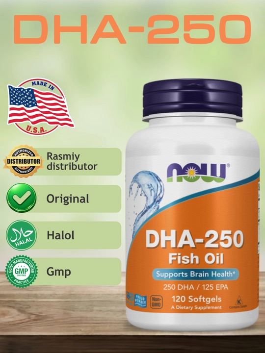 NOW FOODS, DHA, Догозагексаеновая кислота, в капсулах, Халяль - 