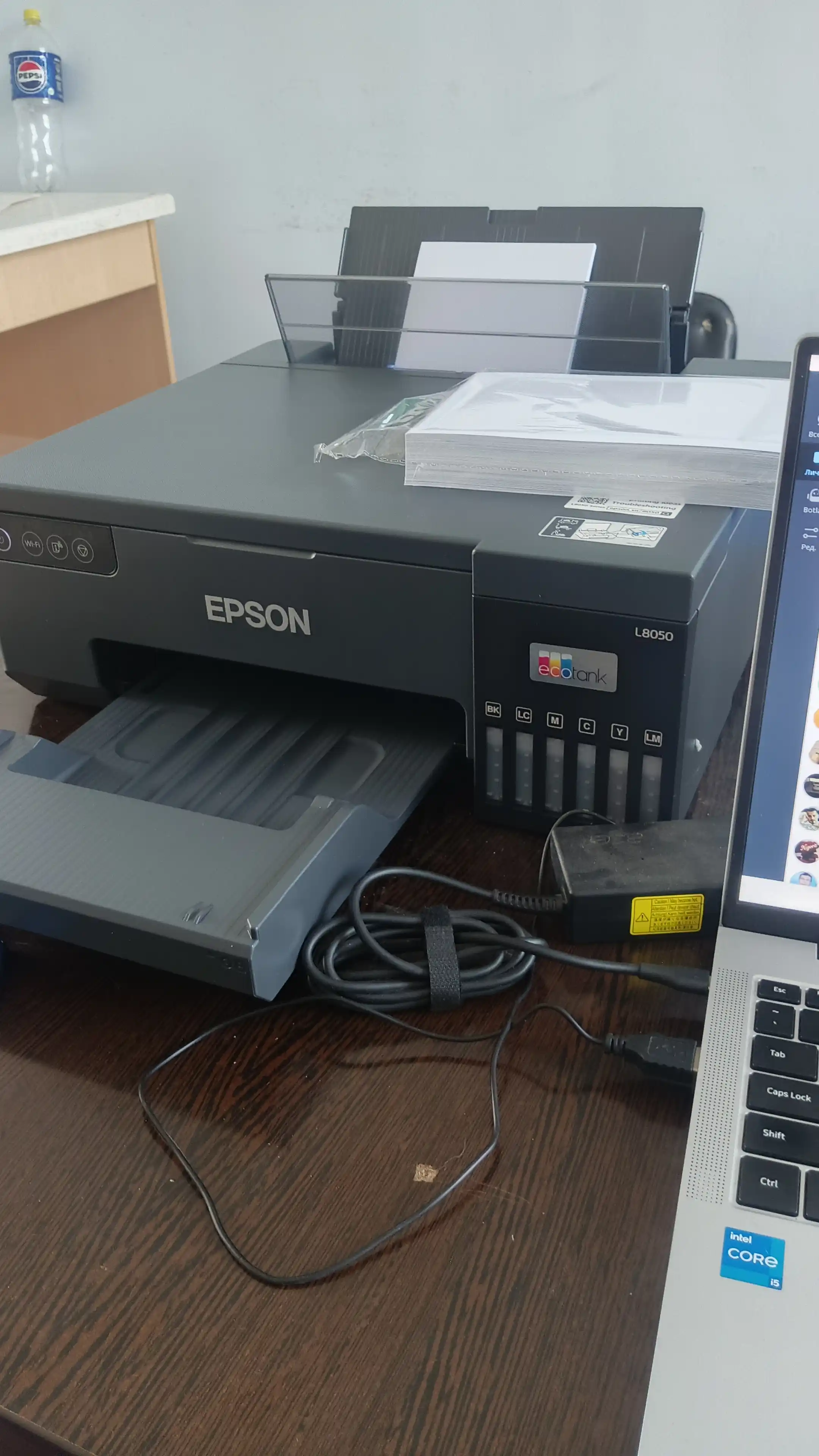 Printer Epson L8050, A4, 37 bet/daq, 5760 optimized dpi