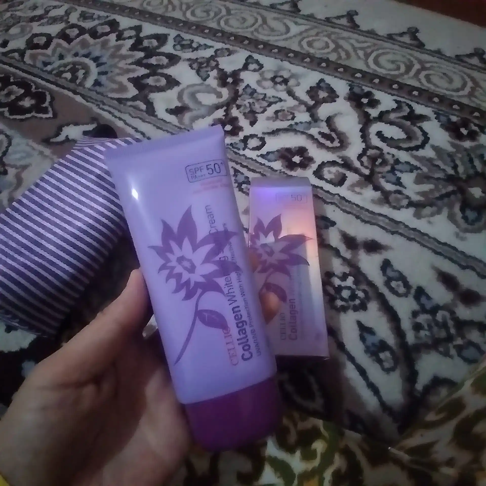 SPF 50+ yuz va tana uchun quyoshdan himoya kremi, namlantiruvchi, 70 g