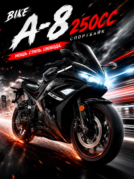 Mотоцикл Bike A-8 250cc - 