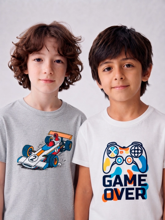 O'g'il bolalar uchun futbolkalar, 2 dona to'plam, 7–13 yosh