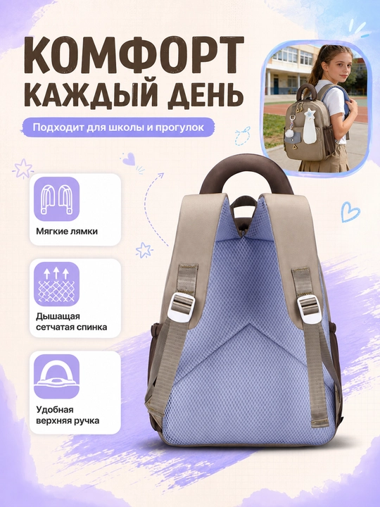 Bolalar uchun maktab ryukzagi, maktab uchun ryukzak