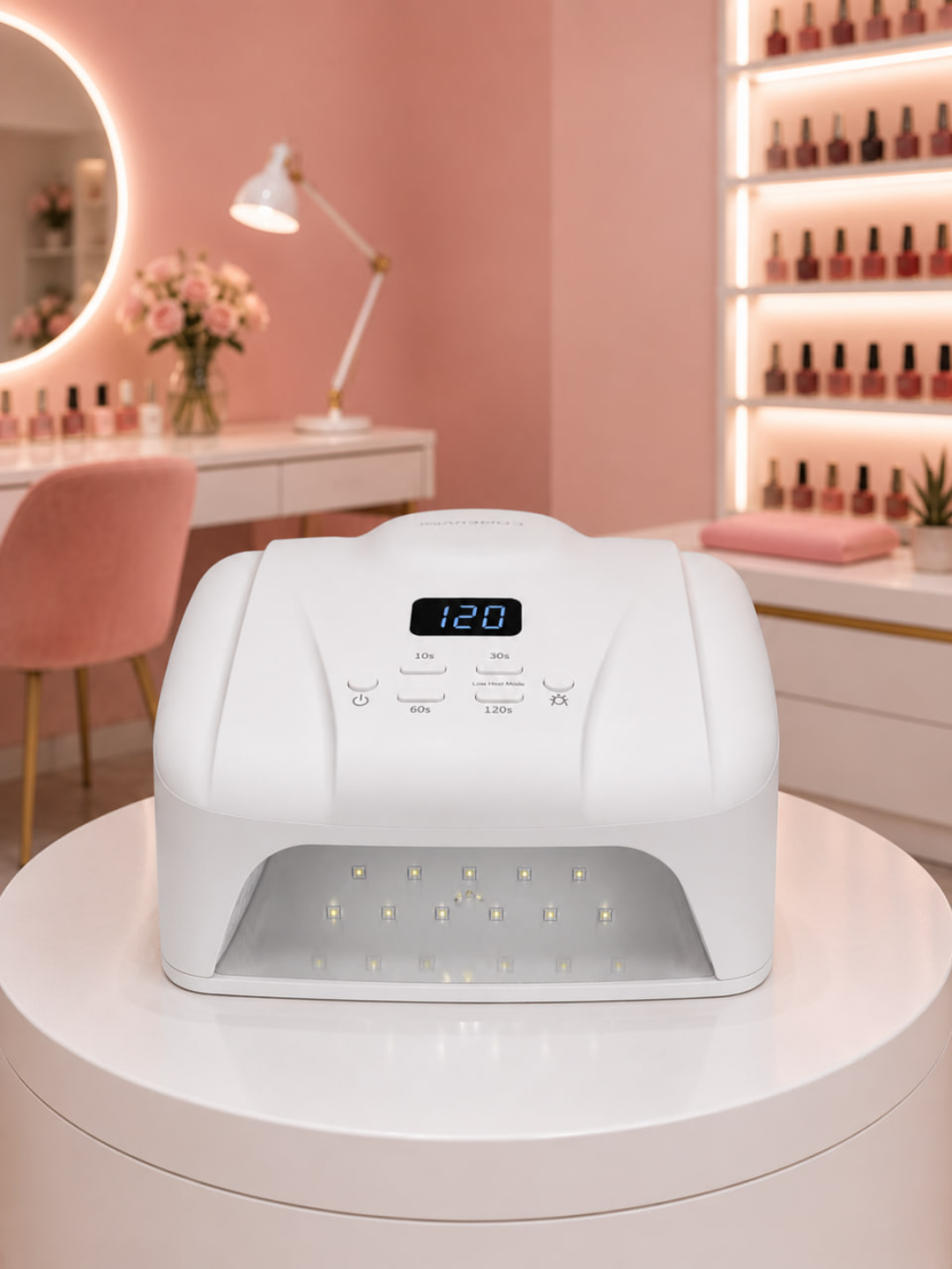 48 Vt UV/LED manikyur chirog‘i, 71+7 LED, 4 ta taymer, STILIST STORE