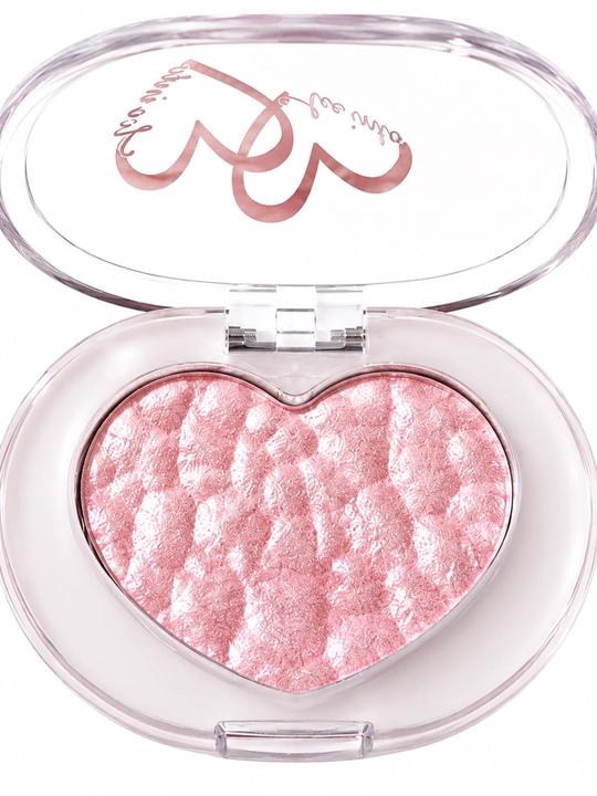 Хайлайтер для лица в форме сердца – Shimmer Highlighter, с эффектом сияния, жемчужный блеск - 