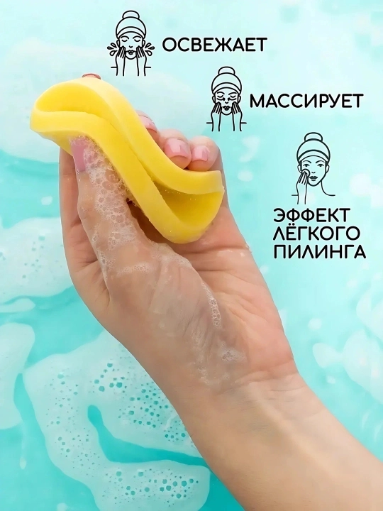 Спонжи для умывания Chivey, компрессионные, для снятия макияжа, 12 штук