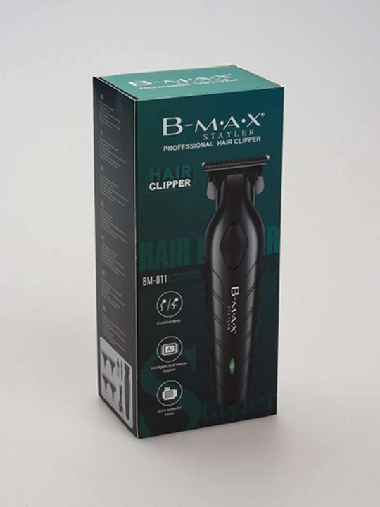 Soch va soqol olish uchun simsiz B-MAX-011 trimmer mashinkasi