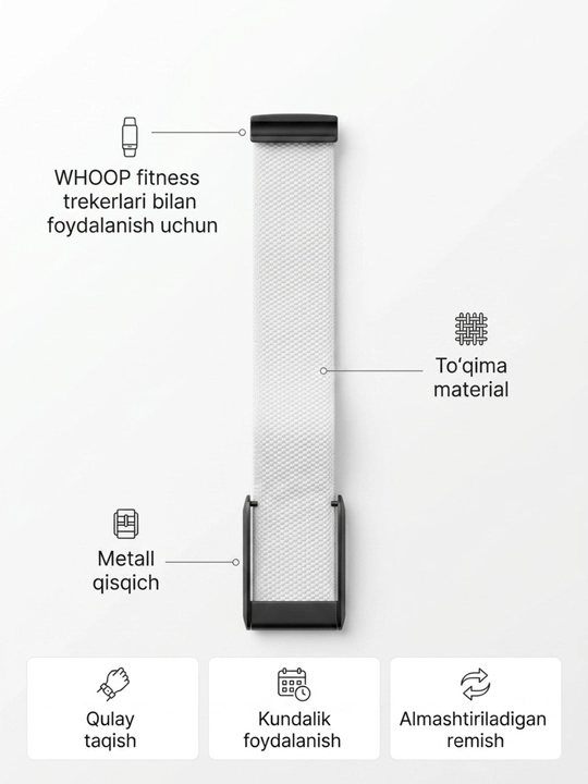 Нейлоновые ремешок для WHOOP 5.0