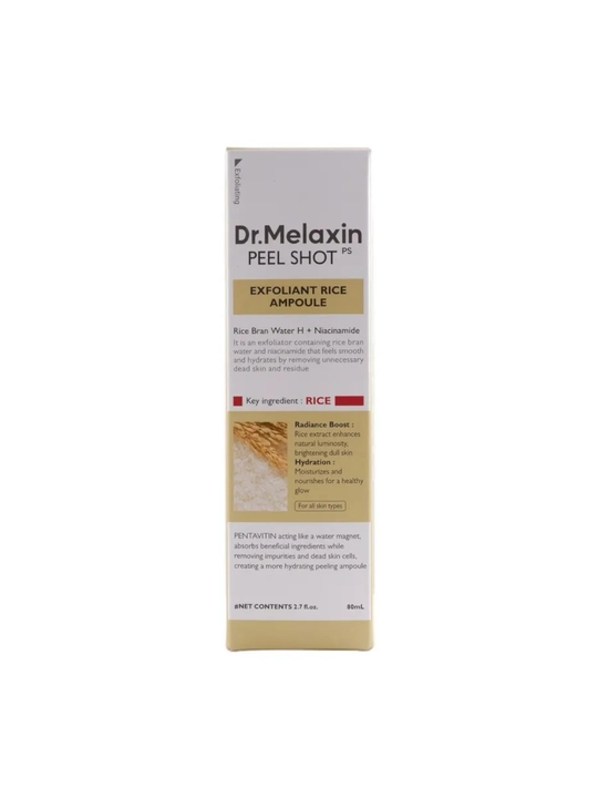 Сыворотка для лица Dr.Melaxin Peel Shot Exfoliating с экстрактом белого риса, 80 мл