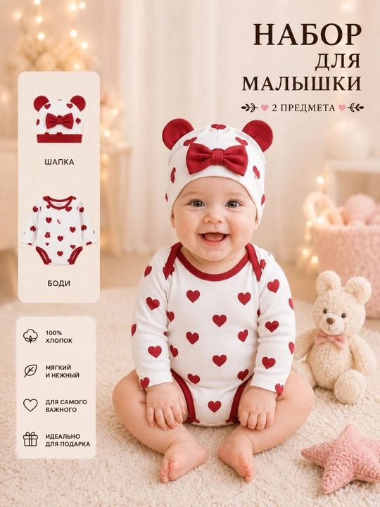 Yangi tug‘ilgan chaqaloq uchun kiyim, 0-6 oylik chaqaloqlar uchun xb kiyim, ishton, bodiy
